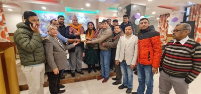 होटल तथा पर्यटन व्यवसायी संघद्वारा सिडिओ ढकालको विदाई 